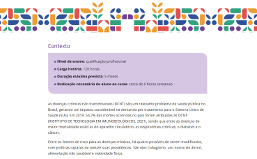 Informações sobre o curso