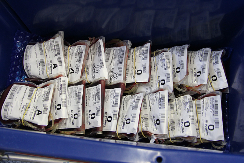 Entrada de hemocomponentes