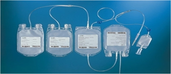 Coleta de sangue do doado